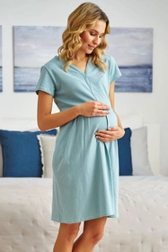 Doctor Nap TCB.5336 Nocna koszula, ice blue