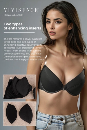 Vivisence 1086 Biustonosz specjalistyczny, czarny