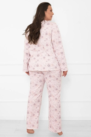 Italian Fashion Satui dł.r. dł.sp. Nocna piżama, druk/wrzos