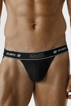 Atlantic 2BMP-1591 2-pack Majtki slipy, czarny