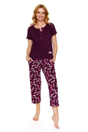 Doctor Nap PM.7267 Nocna piżama, burgundy