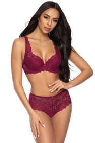 Mat 053/22 Carmela Biustonosz usztywniany, burgund