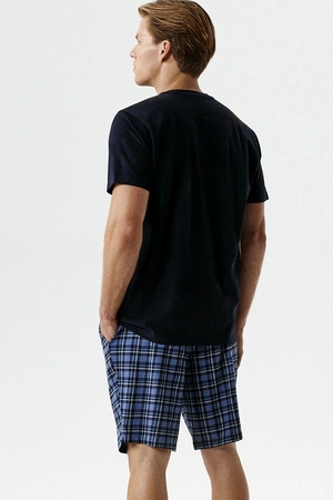Atlantic NMP-401 Nocna piżama, granat/denim