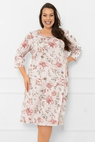 Italian Fashion Betula r.3/4 Nocna koszula, druk/róż