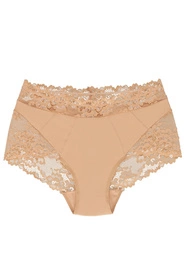 Wol-Bar Luxa Majtki wysokie figi, beżowy