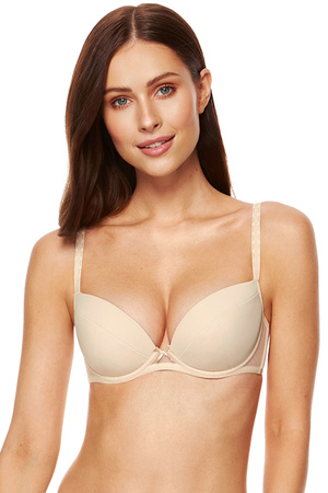 Gorteks Zara/B1 Biustonosz push-up, be�owy