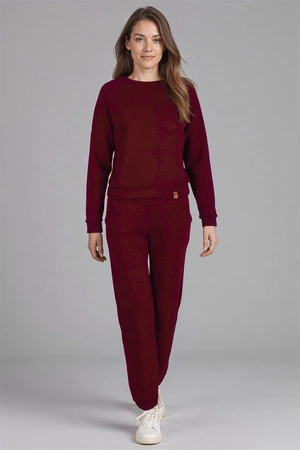 Vivisence 9204kmpl Komplet bluza+spodnie, bordowy