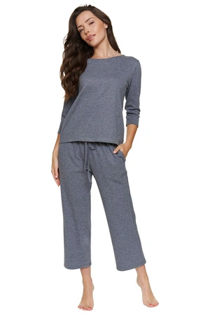 Doctor Nap PM.7543 Nocna piżama, dark grey