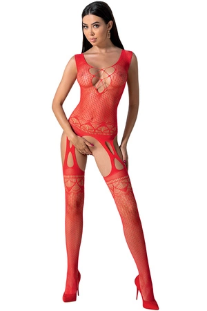 Passion BS099 Body bodystocking, red