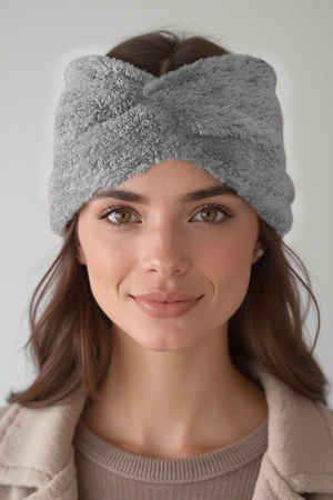 Vivisence 70108 Nakrycie głowy opaska, szary jasny