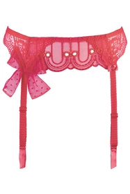 Axami V-9552 Pas do pończoch niski, różowy