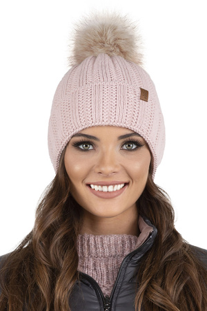 Vivisence 7019 Nakrycie g�owy czapka, pudrowy r�