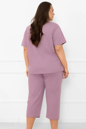 Italian Fashion Ksara kr.r. sp.3/4 Nocna piżama, wrzos