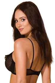 Avanua Odrevia set Nocna komplet biustonosz + stringi, black