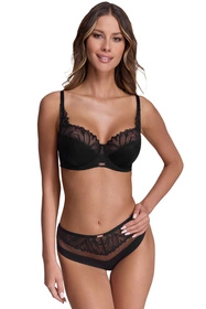 Ava 2105/B Yasemin Majtki brazyliany, black