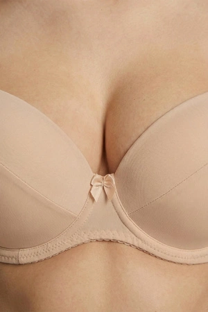 Vivisence 1089 Biustonosz push-up, beżowy
