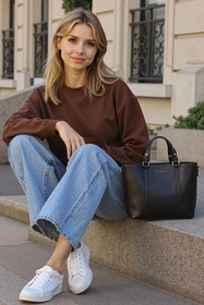 Vivisence T0009 Torebka do ręki, czarny