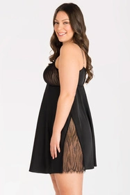 Gorsenia K823 Inessa Nocna koszulka, czarny