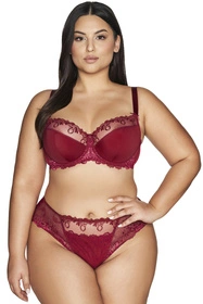 Ava 1030 Novato Maxi Biustonosz półusztywniany, ruby