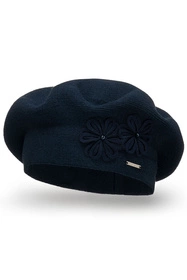 Vivisence 7007 Nakrycie głowy beret, granatowy