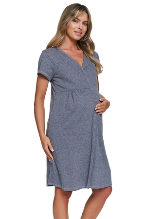 Doctor Nap TCB.7547 Nocna koszula, dark grey