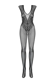 Obsessive Bodystocking N112 Body bodystocking, czarny