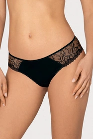 Róża Anuk Majtki stringi, czarny