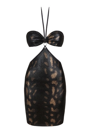 Obsessive Vivianty dress Nocna sexy kostium, czarny