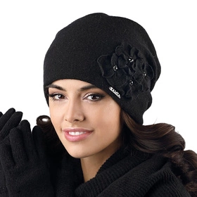 Kamea Andora Nakrycie głowy czapka, czarny