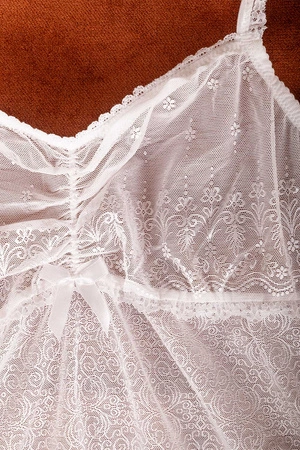 Lupo 1435-K Nocna koszulka, biały