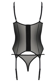 Passion Zinnia corset Gorset sexy, black