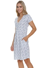 Doctor Nap TCB.5335 Nocna koszula, navy bloom