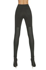 Bas Bleu Jenny Legginsy klasyczne, black