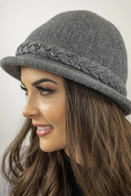 Vivisence 7043 Nakrycie głowy kapelusz, ciemnoszary