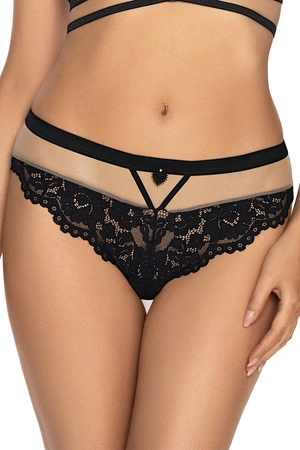 Róża Torfi  Majtki stringi, czarny