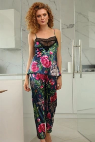 Dkaren DK-KC-001 Nocna piżama, granat