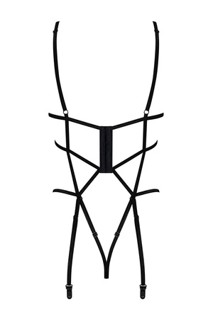 Obsessive Badossa teddy Body sexy, czarny