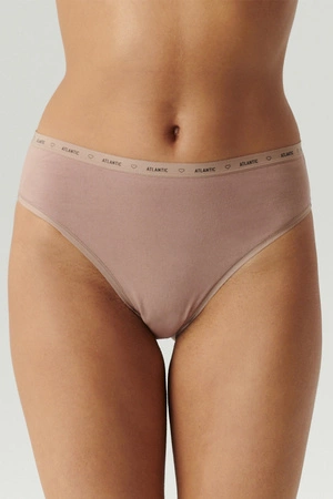 Atlantic 3CLP-010 3-pack Majtki figi, ecru/beż/ciemny beż