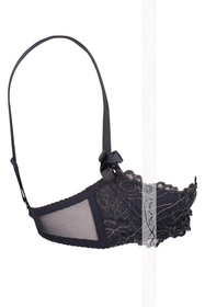 Axami V-5891 Meteorite Biustonosz półbiustonosz, czarno-złoty