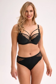 Gaia 1336 Daisy Biustonosz półusztywniany, czarny