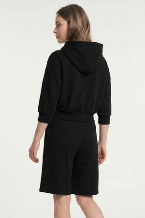 Vivisence 9210kmpl Komplet szorty + bluza, czarny