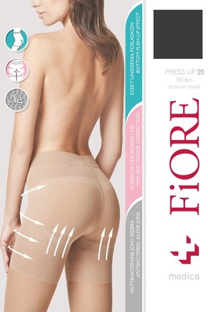 Fiore Press Up 20 den M5203 Wyrób pończoszniczy rajstopy, black