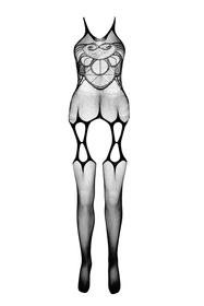 Passion ECO BS002 Body bodystocking, black