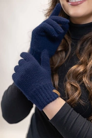 Vivisence 7014R Rękawiczki dzianinowe, granatowy