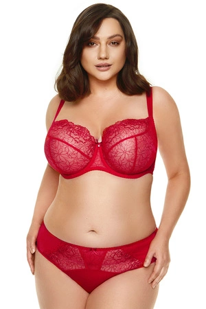 Gorteks Pamela/B2 Biustonosz miękki, karminowy