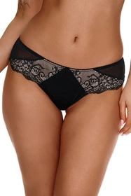 Lupo 2314 Majtki figi, czarno-beżowy