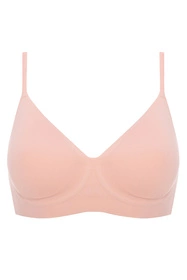 Julimex Simple T-shirt bra Biustonosz braletka, różowy