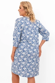 Italian Fashion Bisali r.3/4 Nocna koszula, druk/niebieski