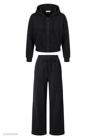 Vivisence 9211kmpl Komplet bluza+spodnie, czarny