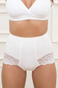 Italian Fashion Euforia maxi Majtki figi modelujące, biały